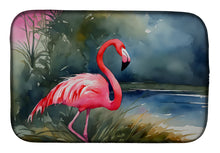 Load image into Gallery viewer, Flamingo Dish Drying Mat