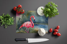 Load image into Gallery viewer, Flamingo Glass Cutting Boards – Durable, Decorative Kitchen Art Large
