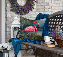 Load image into Gallery viewer, Flamingo Throw Pillow