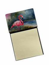 Load image into Gallery viewer, Flamingo Sticky Note Holder- Refiilable Desk Accessory Note Pad