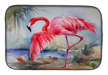Load image into Gallery viewer, Flamingo Dish Drying Mat