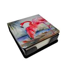 Load image into Gallery viewer, Flamingo PU Leather Note Paper Holder