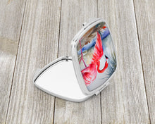 Load image into Gallery viewer, Flamingo Compact Mirror – Stylish Purse Mirror with Artistic Covers