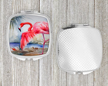 Load image into Gallery viewer, Flamingo Compact Mirror – Stylish Purse Mirror with Artistic Covers