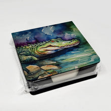 Load image into Gallery viewer, Alligator PU Leather Note Paper Holder