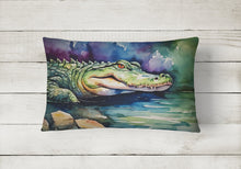 Load image into Gallery viewer, Alligator Throw Pillow