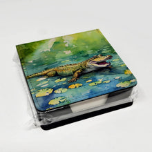 Load image into Gallery viewer, Alligator PU Leather Note Paper Holder