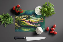 Load image into Gallery viewer, Alligator Glass Cutting Boards – Durable, Decorative Kitchen Art Large