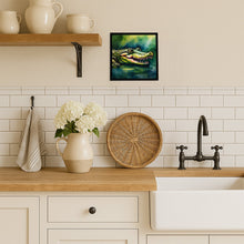 Load image into Gallery viewer, Alligator Framed Metal Print