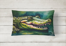 Load image into Gallery viewer, Alligator Throw Pillow