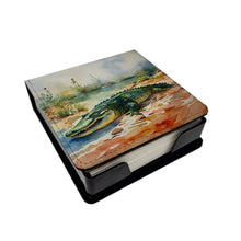 Load image into Gallery viewer, Alligator PU Leather Note Paper Holder