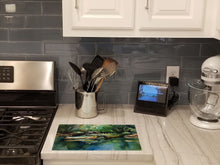 Load image into Gallery viewer, Alligator Glass Cutting Boards – Durable, Decorative Kitchen Art Large