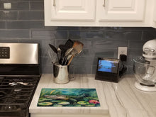Load image into Gallery viewer, Alligator Glass Cutting Boards – Durable, Decorative Kitchen Art Large