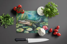 Load image into Gallery viewer, Alligator Glass Cutting Boards – Durable, Decorative Kitchen Art Large