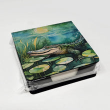 Load image into Gallery viewer, Alligator PU Leather Note Paper Holder