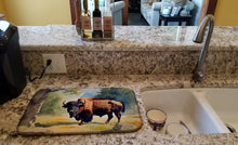 Load image into Gallery viewer, American Bison Dish Drying Mat