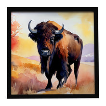 Load image into Gallery viewer, American Bison Framed Metal Print