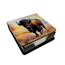 Load image into Gallery viewer, American Bison PU Leather Note Paper Holder