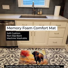 Load image into Gallery viewer, American Bison Memory Foam Kitchen Mat DAC2872RUG