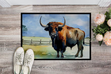Load image into Gallery viewer, American Bison Doormat - Large 24x36 – Indoor/Outdoor Floor Mat with Artistic Flair