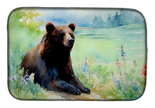 Load image into Gallery viewer, American Black Bear Dish Drying Mat