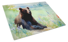 Load image into Gallery viewer, American Black Bear Glass Cutting Boards – Durable, Decorative Kitchen Art Large