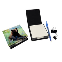 Load image into Gallery viewer, American Black Bear PU Leather Note Paper Holder