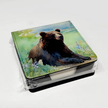 Load image into Gallery viewer, American Black Bear PU Leather Note Paper Holder