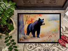 Load image into Gallery viewer, American Black Bear Doormat - Large 24x36 – Indoor/Outdoor Floor Mat with Artistic Flair