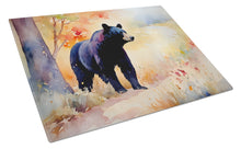 Load image into Gallery viewer, American Black Bear Glass Cutting Boards – Durable, Decorative Kitchen Art Large