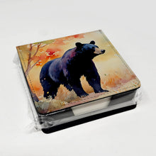 Load image into Gallery viewer, American Black Bear PU Leather Note Paper Holder