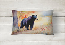Load image into Gallery viewer, American Black Bear Throw Pillow