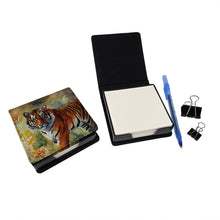 Load image into Gallery viewer, Bengal Tiger PU Leather Note Paper Holder