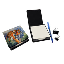 Load image into Gallery viewer, Bengal Tiger PU Leather Note Paper Holder