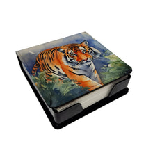 Load image into Gallery viewer, Bengal Tiger PU Leather Note Paper Holder