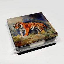 Load image into Gallery viewer, Bengal Tiger PU Leather Note Paper Holder