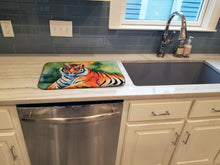 Load image into Gallery viewer, Bengal Tiger Dish Drying Mat