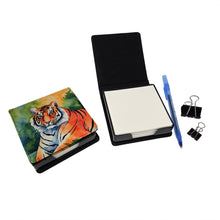 Load image into Gallery viewer, Bengal Tiger PU Leather Note Paper Holder