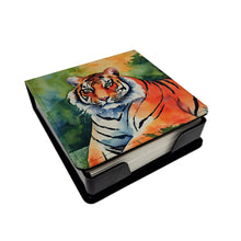 Load image into Gallery viewer, Bengal Tiger PU Leather Note Paper Holder
