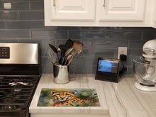 Load image into Gallery viewer, Cheetah Glass Cutting Boards – Durable, Decorative Kitchen Art Large