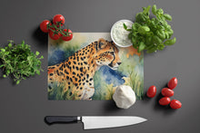 Load image into Gallery viewer, Cheetah Glass Cutting Boards – Durable, Decorative Kitchen Art Large