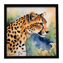 Load image into Gallery viewer, Cheetah Framed Metal Print