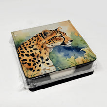 Load image into Gallery viewer, Cheetah PU Leather Note Paper Holder