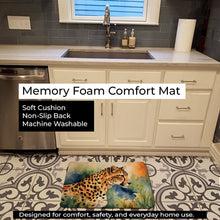 Load image into Gallery viewer, Cheetah Memory Foam Kitchen Mat DAC2888RUG