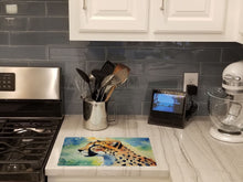 Load image into Gallery viewer, Cheetah Glass Cutting Boards – Durable, Decorative Kitchen Art Large