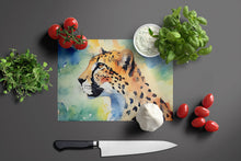 Load image into Gallery viewer, Cheetah Glass Cutting Boards – Durable, Decorative Kitchen Art Large