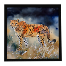 Load image into Gallery viewer, Cheetah Framed Metal Print