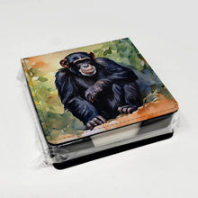 Load image into Gallery viewer, Chimpanzee PU Leather Note Paper Holder