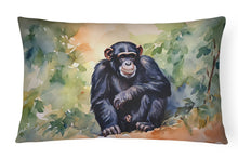 Load image into Gallery viewer, Chimpanzee Throw Pillow