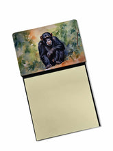 Load image into Gallery viewer, Chimpanzee Sticky Note Holder- Refiilable Desk Accessory Note Pad